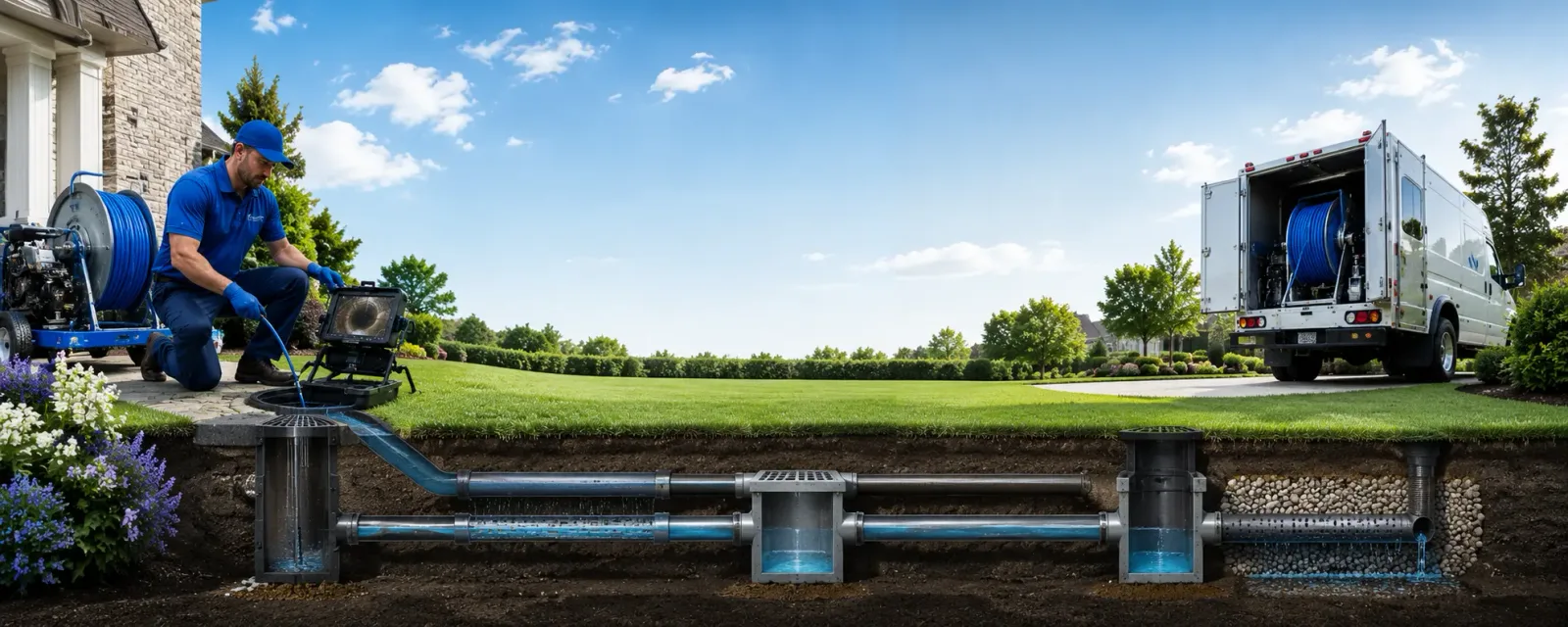 Outdoor drain cleaning information for Alvin, TX