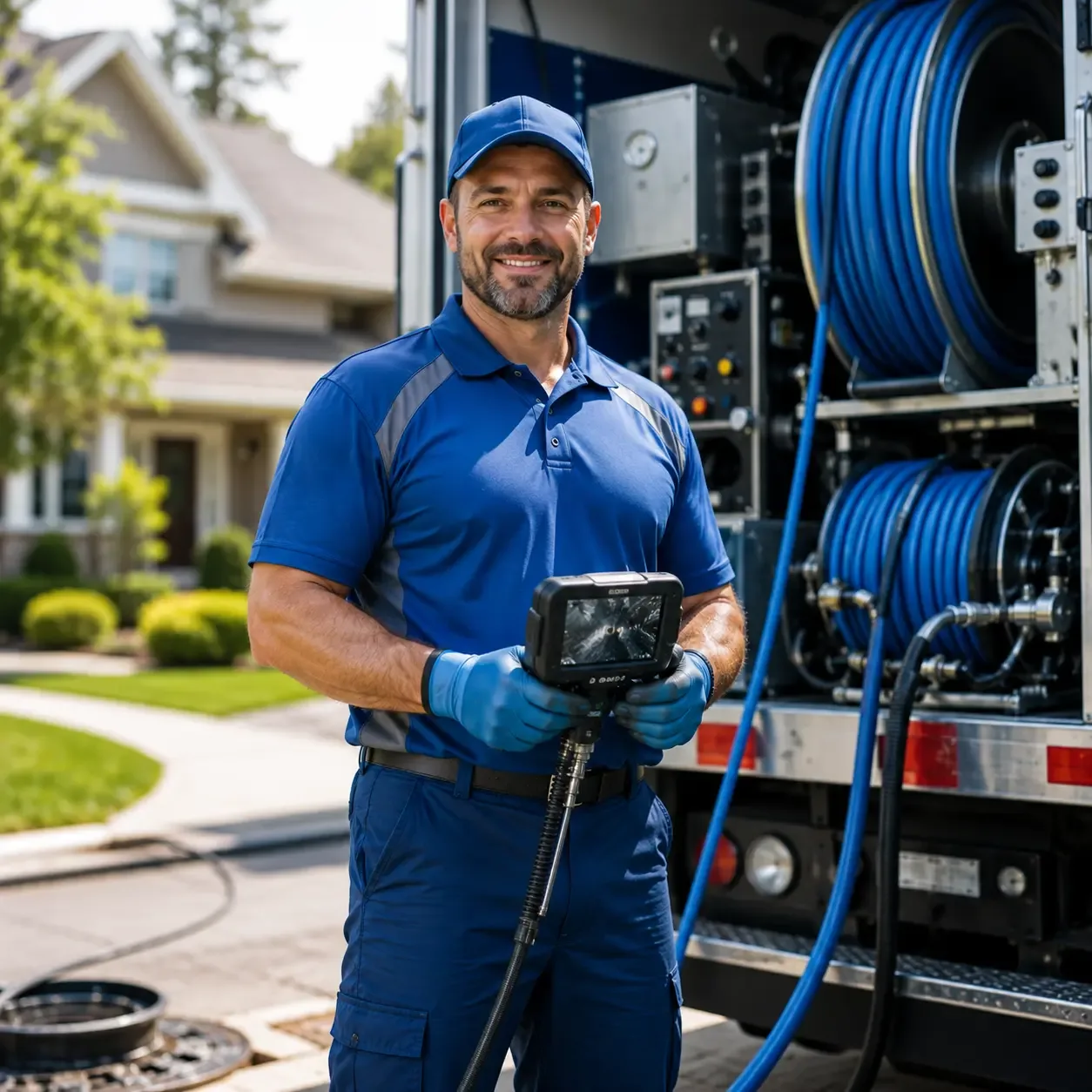 Local outdoor drain cleaning specialists in Alvin, TX
